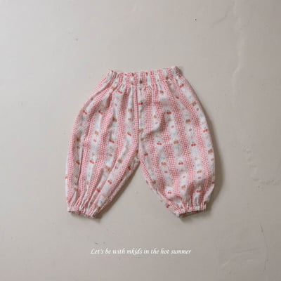 M-KIDS28｜(65-115cm) 印花縮口棉褲13