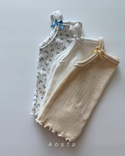 AOSTA40｜(6m-5y) 3款山茶花細肩小可愛4