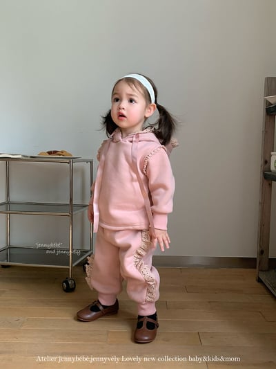 JE 407｜(73-110cm)  休閒荷葉邊套裝10