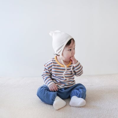 LEMONADE11｜(55cm-85cm) 2色撞色條紋上衣7