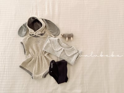 Valubebe12｜(65-90) 華夫格兔子耳朵帽子14