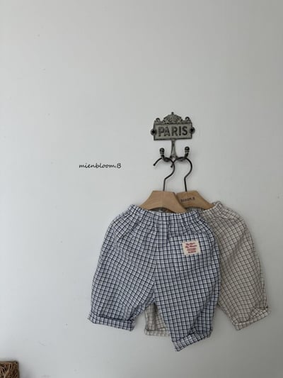 Bloom.b25｜(0m-7y) 經典格紋直筒褲14
