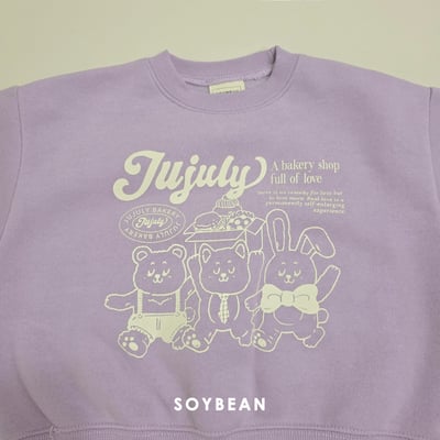 Soybean80｜(75cm-118cm) 插畫印花休閒上衣3