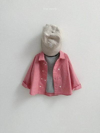 MiniRobe26｜(70-110) 雙排釦格紋襯衫12