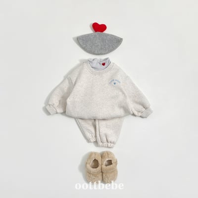 Oottbebe86｜(1y-7y)  愛心刺繡休閒套裝6