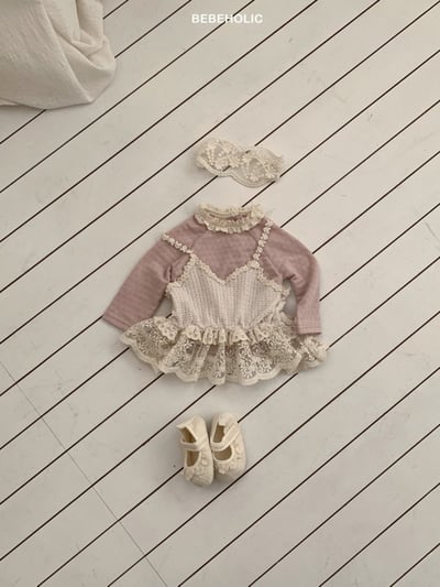 Bebe holic15｜(3m-18m) 針織蕾絲小花背心15
