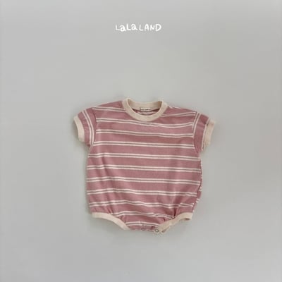 lala land25｜(3m-18m) 2色條紋包屁衣19