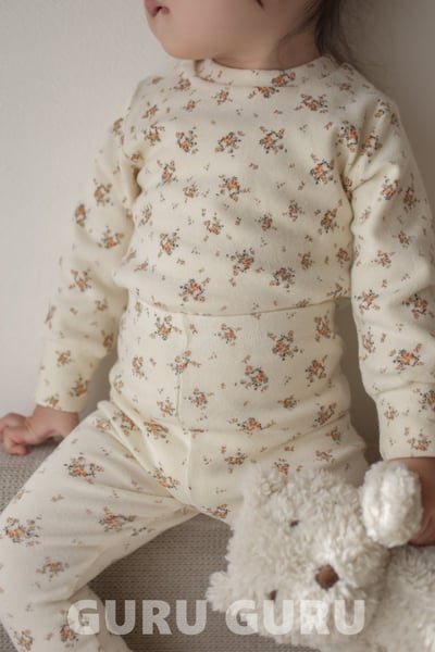 GURU GURU22｜(6m-24m) 2色碎花家居套裝4
