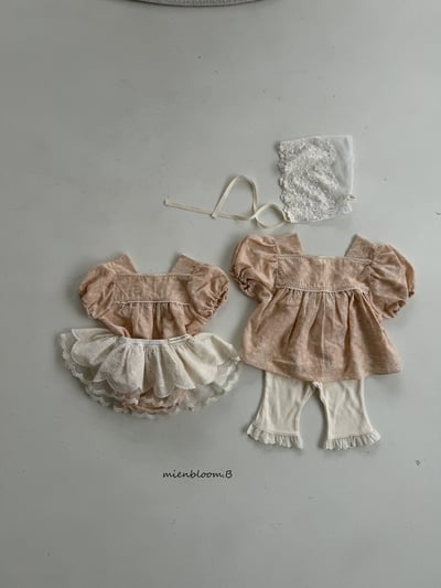 Bloom.b14｜(80-118cm) 亞麻碎花上衣4