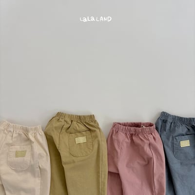 lala land65｜(75-120cm) 4色素面棉質長褲19