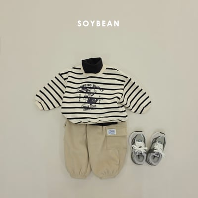 Soybean58｜(75cm-118cm) 小兔條紋休閒上衣16