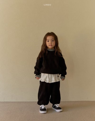 Lindo52｜(80cm-125cm) 緞帶休閒上衣11