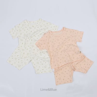 LIME&BLUE11｜(80-118cm)  黃油花居家服3