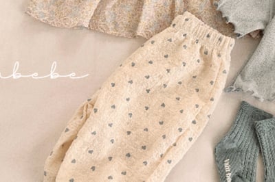 Valubebe 12｜(65-90cm) 夏季壓花褲11