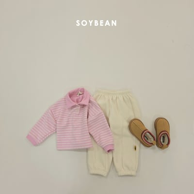 Soybean16｜(75cm-118cm) 素面休閒縮口褲5