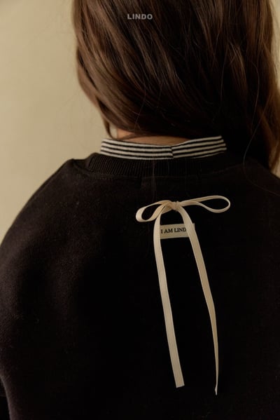 Lindo52｜(80cm-125cm) 緞帶休閒上衣18