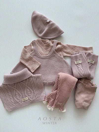 AOSTA14｜(1y5y) 冬季針織壓紋背心23