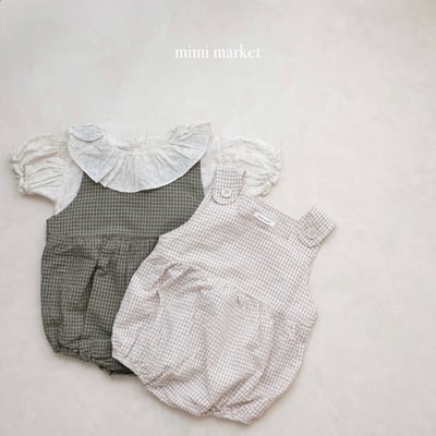 mimi market10 (75-85cm)  格子吊帶套裝6