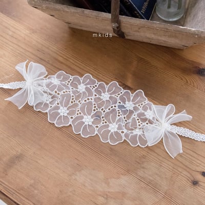 M-KIDS48｜(65-80cm) 蕾絲髮帶16