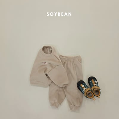Soybean61｜(75cm-118cm) 絲絨壓紋休閒套裝10