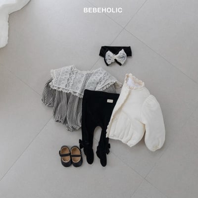 Bebe holic29｜(3m-18m) 燈芯絨蝴蝶結褲襪24