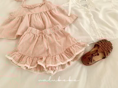 Valubebe 26｜(65-90cm) 荷葉花邊短褲8