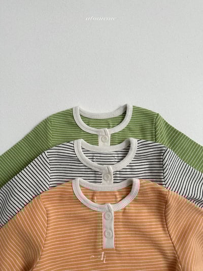 Atomeme20｜(70-110) 亨利領條紋上衣12
