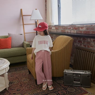 BEAN16｜(65-120cm) 透氣格紋長褲11