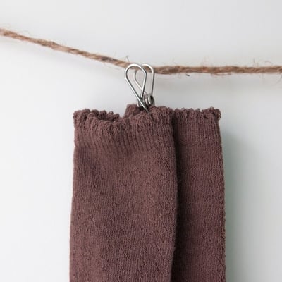 LEMONADE58｜(55cm-85cm) 2色透氣長襪兩雙組12