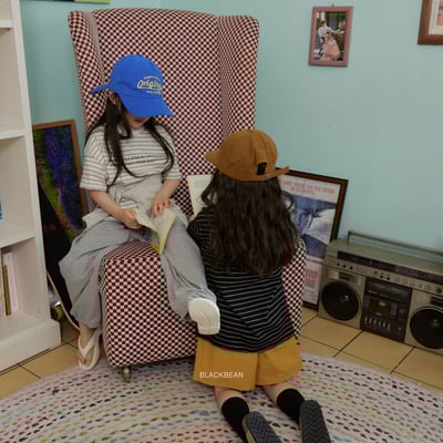 BEAN22｜(65-120cm) 條紋字母上衣9