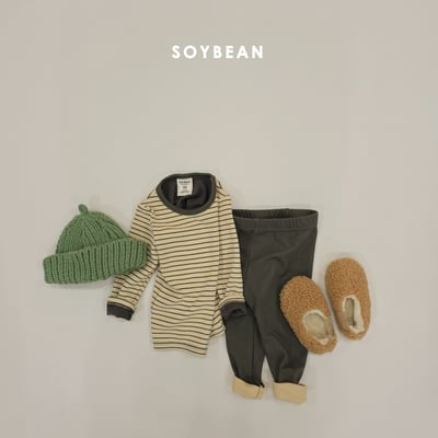 Soybean90｜(75cm-118cm) 條紋家居服套裝10