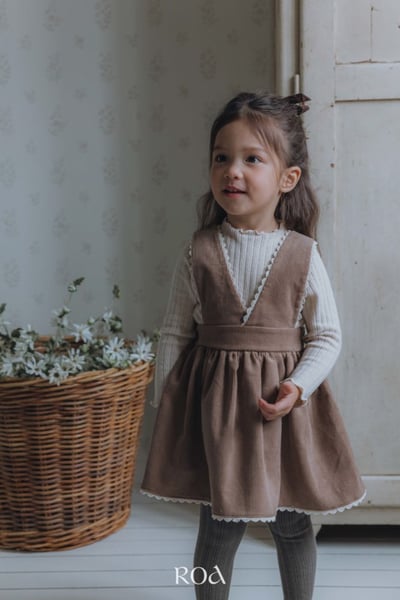 ROA19｜(80cm-120cm) 2色深V吊帶連身裙17