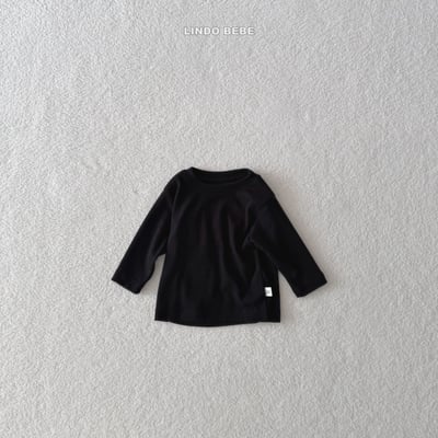Lindo04｜(3m-18m) 柔軟圓領素面上衣7
