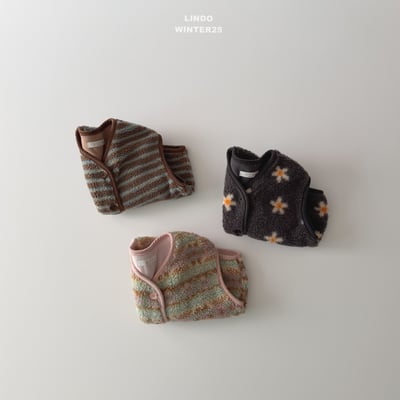 Lindo72｜(80cm-125cm) 印花刷毛背心4