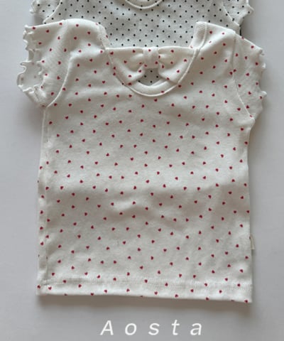 AOSTA55｜(6m-5y) 3款緞帶木耳邊上衣7