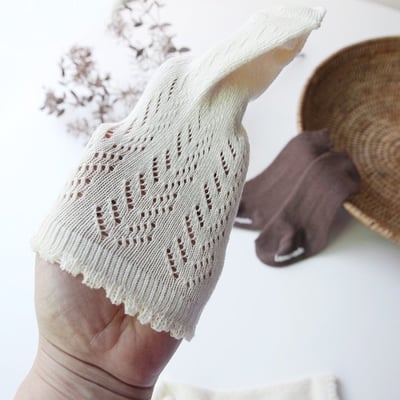 LEMONADE58｜(55cm-85cm) 2色透氣長襪兩雙組6