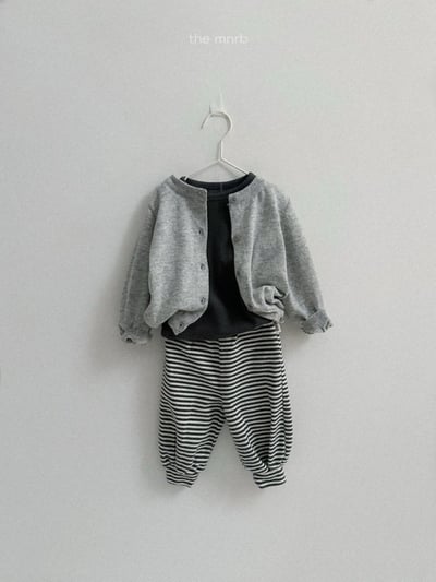 MiniRobe32｜(70-110) 條紋休閒束口褲11