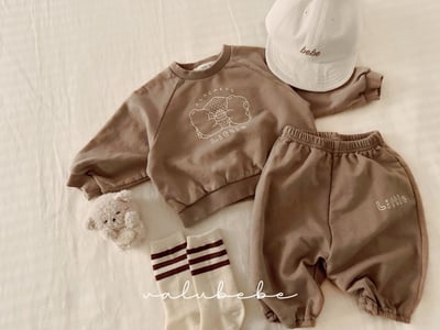 Valubebe02｜(65-90) 印花小熊休閒上衣4