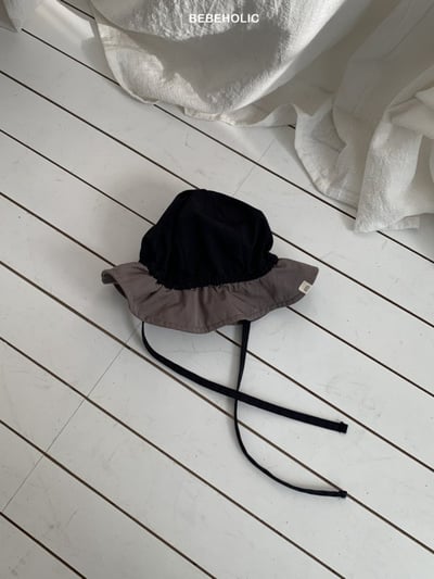 Bebe holic03｜(3m-18m) 拚色漁夫綁帶帽8