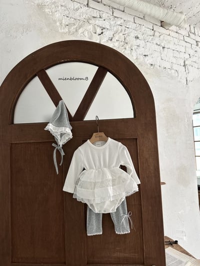 Bloom.b34｜(0m-7y) 蕾絲緞帶緊身褲12