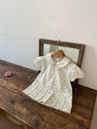 Anne Shirley27｜(1y-5y) 1色碎花百褶洋裝5