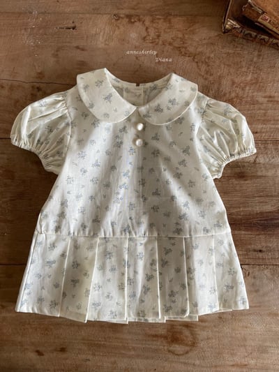 Anne Shirley27｜(1y-5y) 1色碎花百褶洋裝14