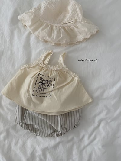 Bloom.b46｜(55cm-118cm) 花邊抓皺漁夫帽4