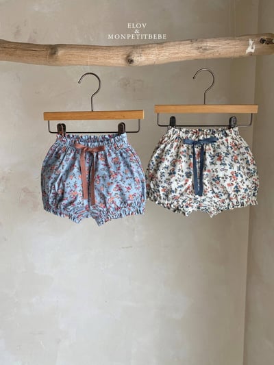 Mon petit20｜(73-118cm) 碎花抽繩短褲13