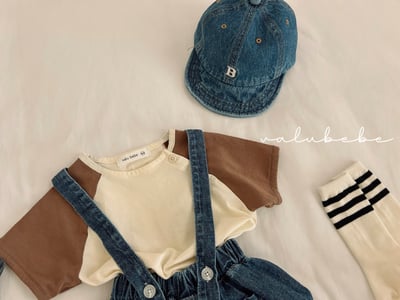 Valubebe 11｜(65-90cm) 復古拼接上衣5