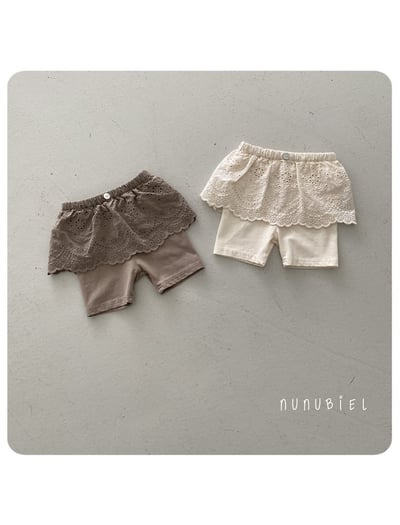 NUNU BIEL26｜(65-115cm) 蕾絲裙擺褲1