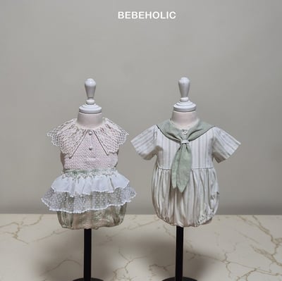 Bebe holic10｜(3m-18m) 碎花蕾絲褲8