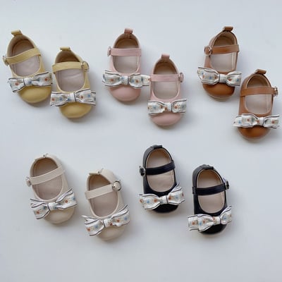 碎花蝴蝶結娃娃學布鞋17