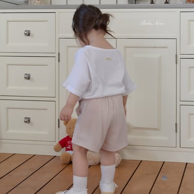 bebe nine30  (65cm-115cm) 3色簡約素色上衣15