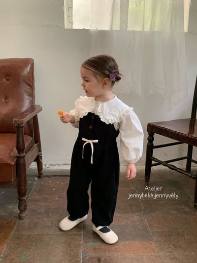 JE586｜(73-100cm) 花邊翻領襯衫/細肩連身褲16